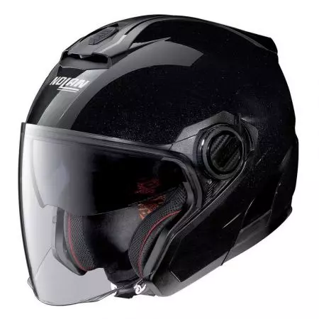 Nolan N40-5 Special N-Com motorcykelhjälm med öppet ansikte svart L-1