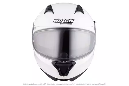 Nolan N87 Classic N-COM Metal White L motociklistička kaciga za cijelo lice-3