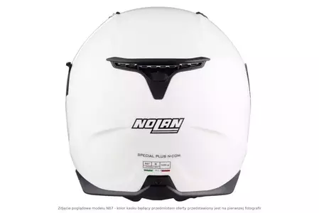 Nolan N87 Classic N-COM Metal White XXS motociklistička kaciga za cijelo lice-5