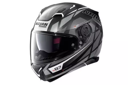 Nolan N87 Originality N-COM Flat Black L motociklistička kaciga koja pokriva cijelo lice-1