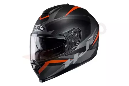 HJC C70 Troky Black/Orange L motociklistička kaciga koja pokriva cijelo lice-1