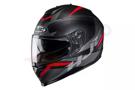 HJC C70 Troky Black/Red L motociklistička kaciga koja pokriva cijelo lice-1