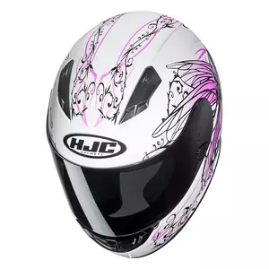 HJC CS-15 Naviya White/Pink M motociklistička kaciga koja pokriva cijelo lice-3