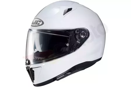HJC I70 Pearl White L casque moto intégral-1