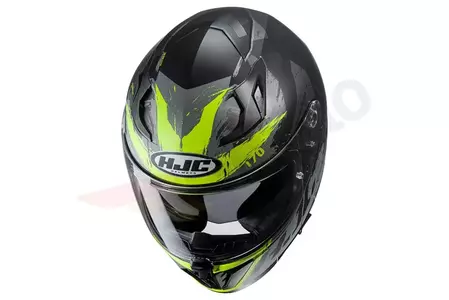 HJC I70 Rias Black/Flo Green L motociklistička kaciga koja pokriva cijelo lice-2