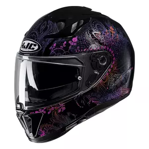 HJC I70 Varok Black/Pink M motociklistička kaciga za cijelo lice-1