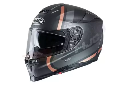 HJC R-PHA-70 Gaon crna/narančasta L motociklistička kaciga koja pokriva cijelo lice-1