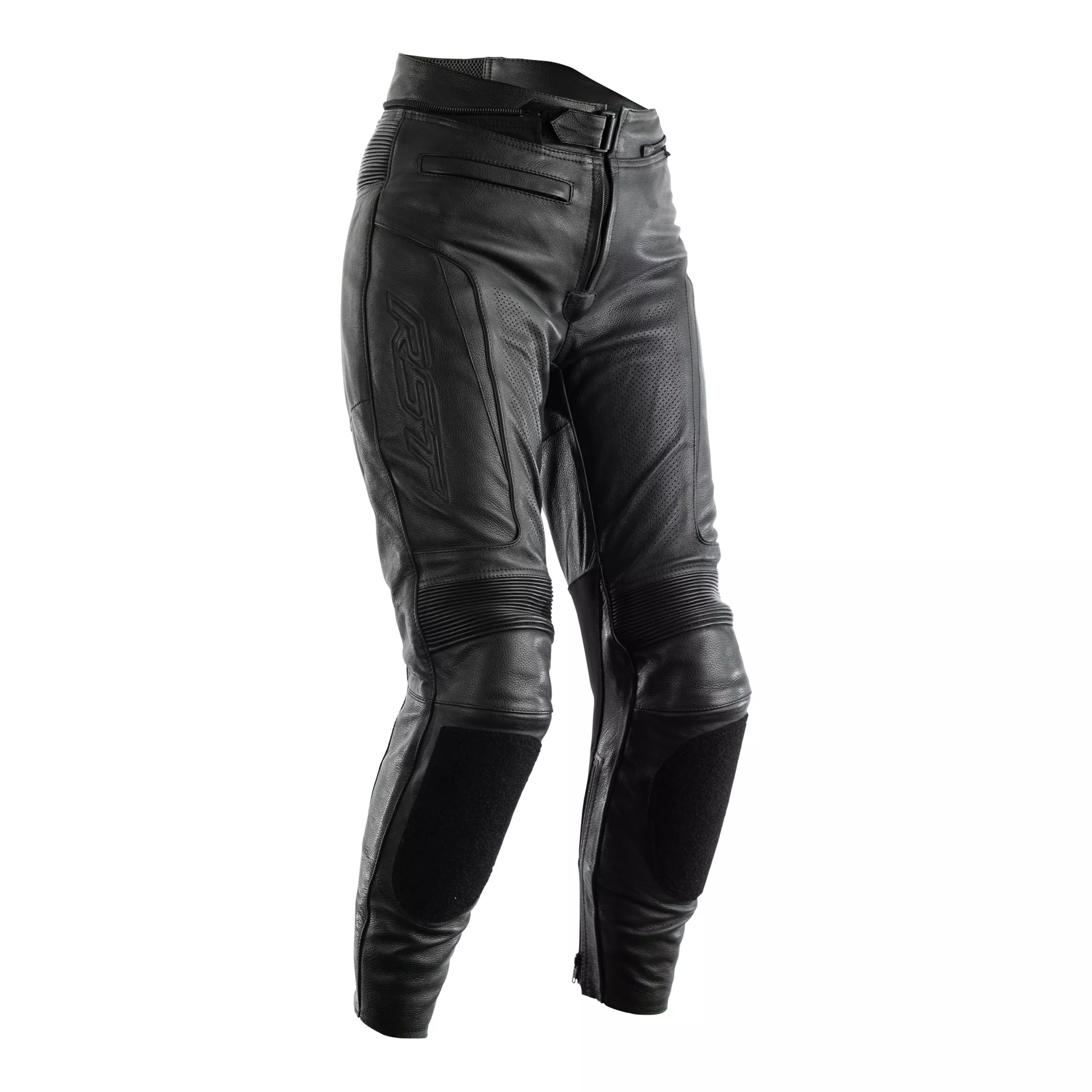 Motorcykelbukser i læder til kvinder RST Lady GT sort S