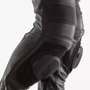 Pantaloni de motocicletă din piele pentru femei RST Lady GT negru S-6