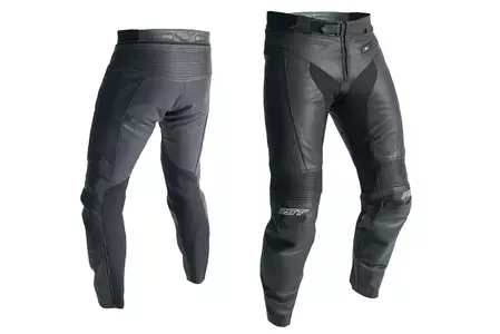 RST R-18 CE pantalon moto en cuir noir M-2