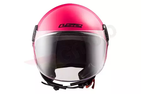 LS2 OF558 SPHERE LUX FLUO PINK casco moto abierto XS-4