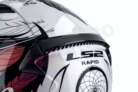Motociklistička kaciga koja pokriva cijelo lice LS2 FF353 RAPID BOHO W/B PINK XS-11
