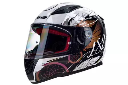 Motociklistička kaciga koja pokriva cijelo lice LS2 FF353 RAPID BOHO W/B PINK XS-2