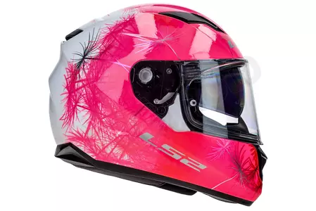 Motociklistička kaciga koja pokriva cijelo lice LS2 FF320 STREAM EVO WIND WHITE PINK XL-4