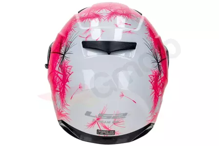 Motociklistička kaciga koja pokriva cijelo lice LS2 FF320 STREAM EVO WIND WHITE PINK XL-8