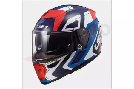 Kask motocyklowy integralny LS2 FF390 BREAKER ANDROID BLUE RED 3XL-1