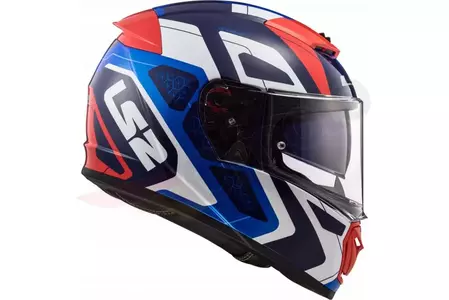Kask motocyklowy integralny LS2 FF390 BREAKER ANDROID BLUE RED 3XL-4