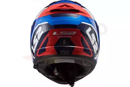 LS2 FF390 BREAKER ANDROID AZUL ROJO 3XL casco integral de moto-5