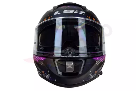 LS2 FF397 VECTOR capacete integral de motociclista COSMOS MAT PRETO ROSA XS-3