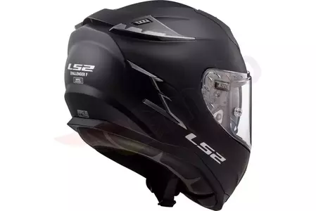 LS2 FF327 CHALLENGER MATT BLACK XL capacete integral de motociclista-4