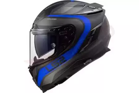 LS2 FF327 CHALLENGER FUSION TITAN/BLUE S casco integral de moto-2