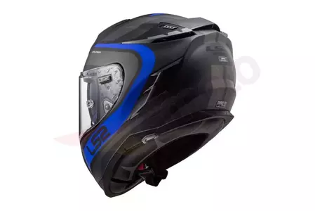Motociklistička kaciga koja pokriva cijelo lice LS2 FF327 CHALLENGER FUSION TITAN/BLUE S-3