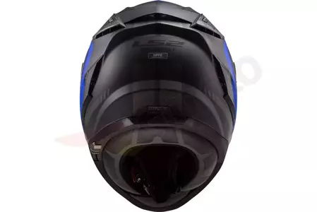 Motociklistička kaciga koja pokriva cijelo lice LS2 FF327 CHALLENGER FUSION TITAN/BLUE S-4