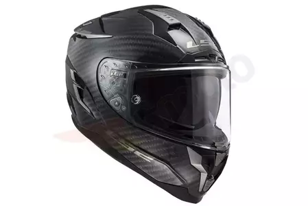 Kask motocyklowy integralny LS2 FF327 CHALLENGER C SOLID CARBON M-1