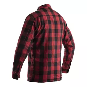 RST Lumberjack Aramid CE camisa de moto M a cuadros rojos-2