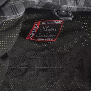 RST Lumberjack Aramid CE gris a cuadros 3XL camisa de moto-4