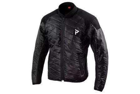 Tekstilna motoristička jakna Rebelhorn Hardy II, siva i crna, fluo 4XL-5