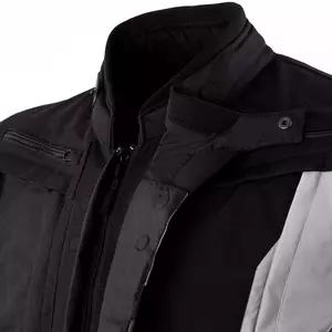 Rebelhorn Hardy II giacca da moto in tessuto grigio-nero fluo M-4