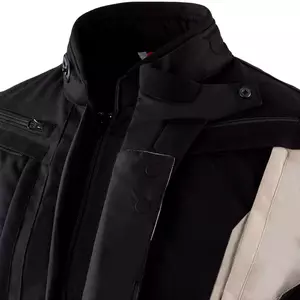 Tekstilna motociklistička jakna Rebelhorn Hardy II, pijesak i crna, 4XL-4