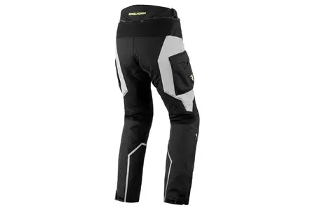 Pantaloni da moto in tessuto grigio-nero Rebelhorn Hardy II 3XL-2