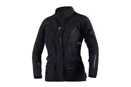 Jachetă de motocicletă din material textil pentru femei Rebelhorn Hardy II Lady negru L - RH-TJ-HARDY-II-LADY-01-DL