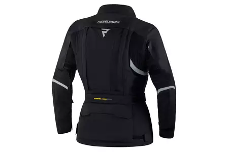 Jachetă de motocicletă din material textil pentru femei Rebelhorn Hardy II Lady negru XS-2