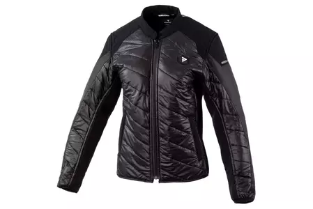 Дамско текстилно яке за мотоциклет Rebelhorn Hardy II Lady сиво-черно fluo S-3