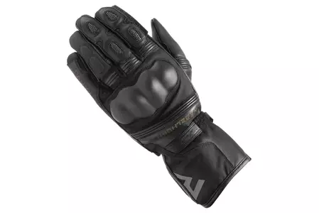 Rebelhorn Patrol Дълги кожени ръкавици за мотоциклет черни S - RH-GLV-PATROL-LG-01-S