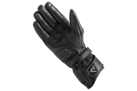 Rebelhorn Patrol Long gants de moto en cuir noir/gris M-2