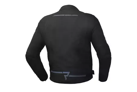 Rebelhorn Borg tekstilna motoristička jakna, crna 3XL-2