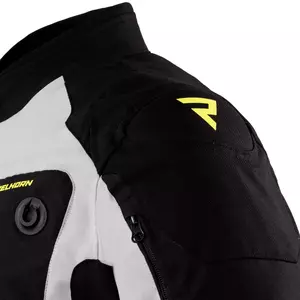 Rebelhorn Borg sivo-črna fluo tekstilna motoristična jakna XS-5