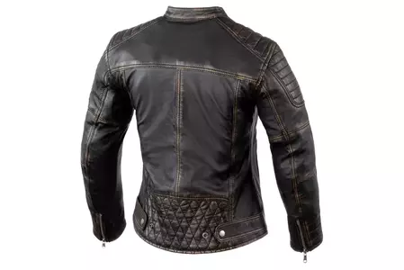 Rebelhorn Hunter Pro Lady negru de epocă negru L jacheta de piele de motocicletă pentru femei-2