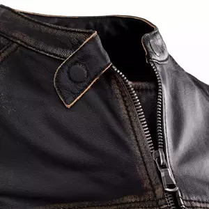 Rebelhorn Hunter Pro Lady negro vintage XS chaqueta de cuero de la motocicleta de las mujeres-3