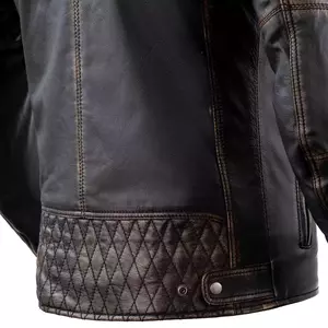 Rebelhorn Hunter Pro chaqueta de moto de cuero negro vintage 4XL-4