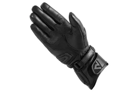 Mănuși de motocicletă din piele Rebelhorn Patrol Lady negru/gri L-2