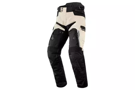 Tekstilne motociklističke hlače Rebelhorn Patrol, crne, pješčano sive 4XL-1
