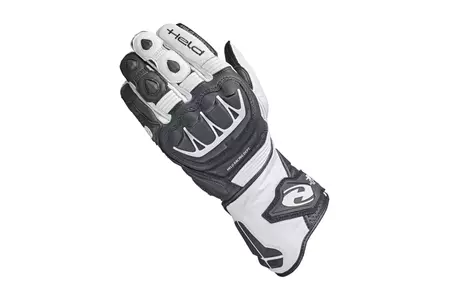 Held Evo-Thrux II Black/White 9 mănuși de motocicletă din piele, negru/alb 9-1