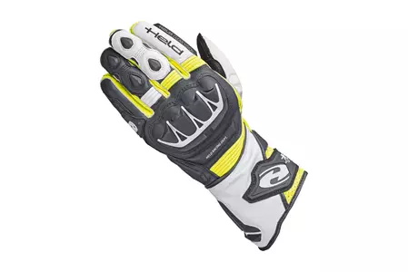 Held Evo-Thrux II Δερμάτινα γάντια μοτοσικλέτας Μαύρο/Κίτρινο φλούο 10-1
