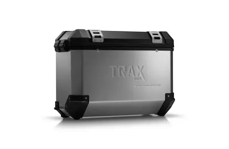 TRAX ION 45L aluminijska bočna kutija, srebrna lijevo, SW-Motech-1