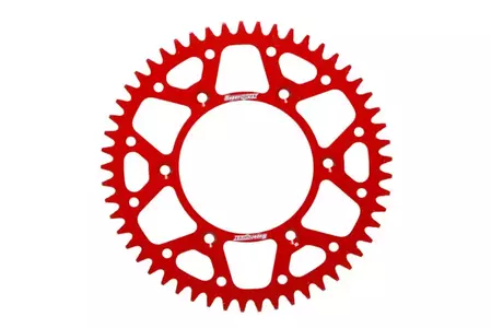 Supersprox aluminium bakhjul RAL-210:48 (JTR210.48), storlek 520, röd - RAL-210:48-RED